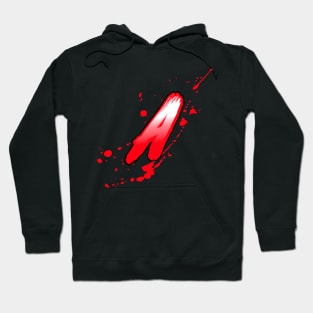 Bloody letter A Hoodie